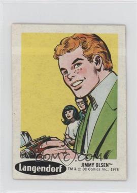 1978 DC Super Hero Stickers - Food Issue [Base] - Langendorf #6 - Jimmy Olsen [Good to VG‑EX]