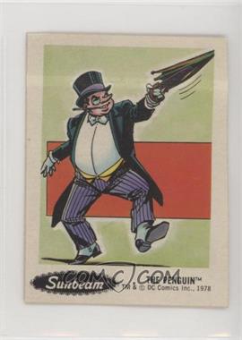 1978 DC Super Hero Stickers - Food Issue [Base] - Sunbeam #18 - The Penguin