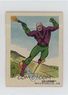 1978 DC Super Hero Stickers - Food Issue [Base] #23 - Lex Luthor