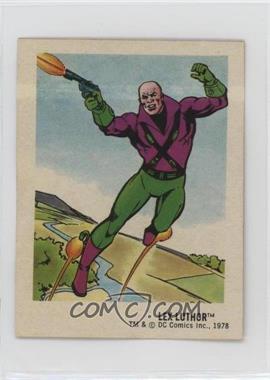 1978 DC Super Hero Stickers - Food Issue [Base] #23 - Lex Luthor