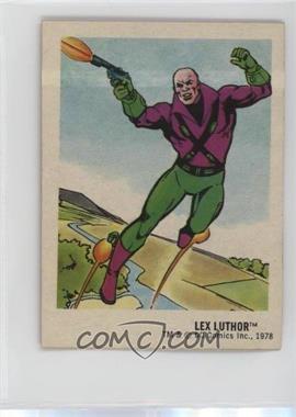 1978 DC Super Hero Stickers - Food Issue [Base] #23 - Lex Luthor