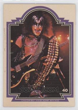 1978 Donruss Kiss Series 1 - [Base] #40 - Gene Simmons [Good to VG‑EX]