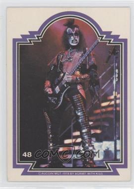 1978 Donruss Kiss Series 1 - [Base] #48 - Gene Simmons [Good to VG‑EX]