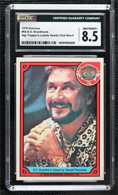 1978 Donruss Sgt. Pepper's Lonely Hearts Club Band - [Base] #66 - B.D. Brockhurst played by Donald Pleasence [CGC 8.5 NM/Mint+]