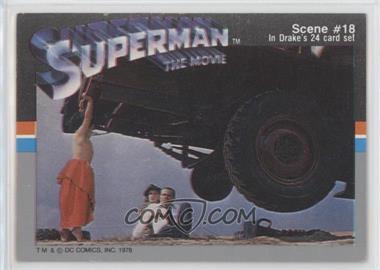 1978 Drake's Superman: The Movie - Food Issue [Base] #18 - Superman-The Man of Steel