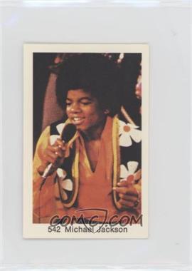 1978 Swedish Samlarsaker - No Period After Number #542 - Michael Jackson [Good to VG‑EX]