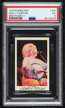 1978 Swedish Samlarsaker - Period After Number #134 - Dolly Parton [PSA 5 EX]