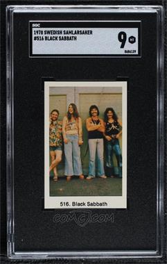 1978 Swedish Samlarsaker - Period After Number #516 - Black Sabbath [SGC 9 MINT]