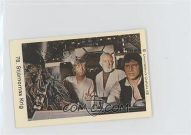 1978 Swedish Samlarsaker - Period After Number #78 - Chewbacca, Luke Skywalker, Obi-Wan Kenobi, Han Solo