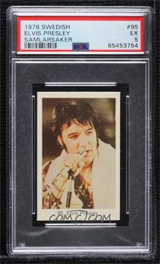 1978 Swedish Samlarsaker - Period After Number #95 - Elvis Presley [PSA 5 EX]