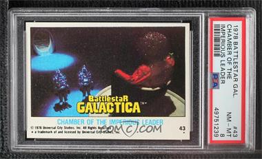 1978 Topps Battlestar Galactica - [Base] #43 - Chamber of the Imperious Leader [PSA 8 NM‑MT]