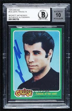 1978 Topps Grease - [Base] #123 - Coolest of the cool! [BAS BGS Authentic]