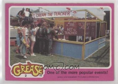 1978 Topps Grease - [Base] #2 - One of the More Popular Events!