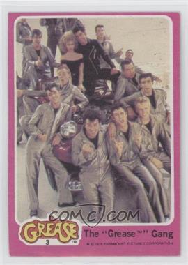 1978 Topps Grease - [Base] #3 - The "Grease" Gang