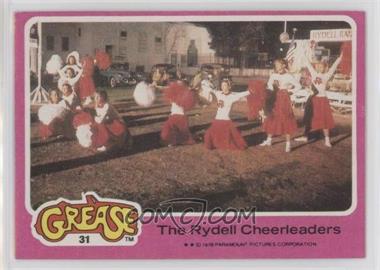 1978 Topps Grease - [Base] #31 - The Rydell Cheerleaders