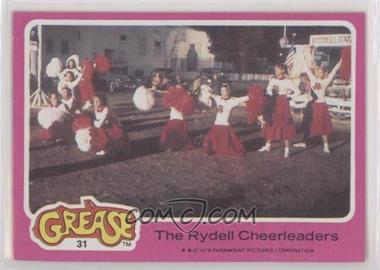 1978 Topps Grease - [Base] #31 - The Rydell Cheerleaders