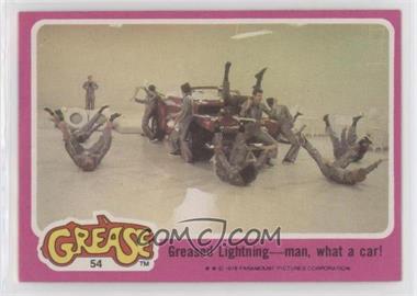 1978 Topps Grease - [Base] #54 - Greased Lightning - man, what a car!
