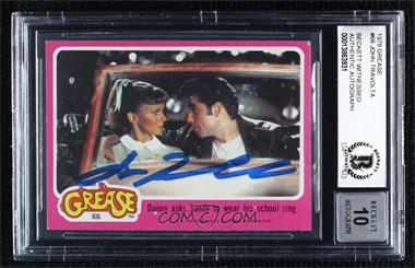 1978 Topps Grease - [Base] #66 - Danny asks Sandy to wear his school ring [BAS BGS Authentic]
