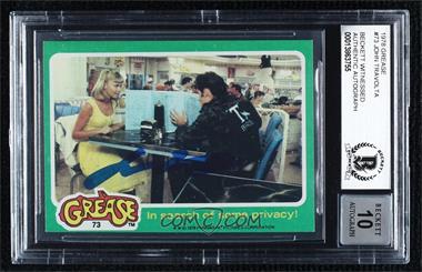 1978 Topps Grease - [Base] #73 - In search of some privacy! [BAS BGS Authentic]