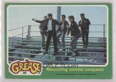 1978 Topps Grease - [Base] #80 - Recounting summer conquests