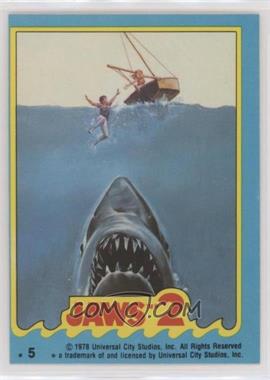 1978 Topps Jaws 2 - Stickers #5 - Jaws 2