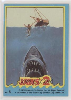 1978 Topps Jaws 2 - Stickers #5 - Jaws 2