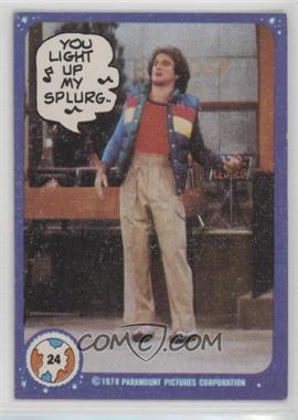 1978 Topps Mork & Mindy - [Base] #24 - You Light Up My Splug