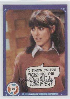 1978 Topps Mork & Mindy - [Base] #27 - I Know You're Watching the T.V....