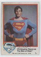 Christopher Reeve as The Man of Steel [Good to VG‑EX]