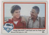 Young Clark Kent (Jeff East) and his Foster Dad [Good to VG‑EX]