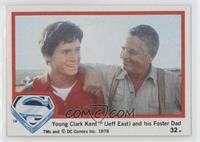 Young Clark Kent (Jeff East) and his Foster Dad