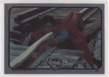 1978 Topps Superman The Movie - Foil Stickers #_NoN - Superman (On Train Tracks) [Good to VG‑EX]
