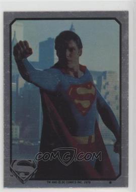 1978 Topps Superman The Movie - Foil Stickers #_NoN - Superman (Raising Fist)