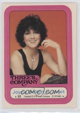 1978 Topps Three's Company - Stickers #22 - Joyce Dewitt is Janet