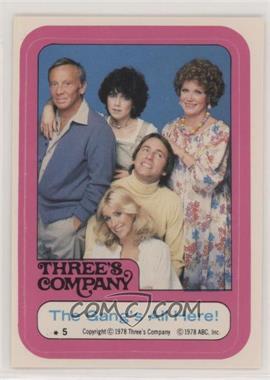 1978 Topps Three's Company - Stickers #5 - The Gang's All Here!