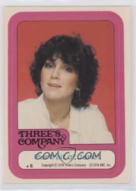 1978 Topps Three's Company - Stickers #6 - Portrait of Janet