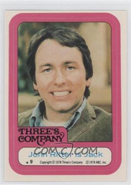 1978 Topps Three's Company - Stickers #9 - John Ritter is Jack