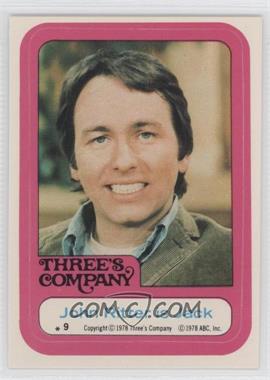 1978 Topps Three's Company - Stickers #9 - John Ritter is Jack