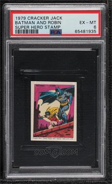 1979 Cracker Jack Super Hero Stamps - [Base] #_BARO - Batman, Robin [PSA 6 EX‑MT]