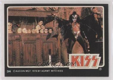 1979 Donruss Rock Stars - [Base] #34 - KISS