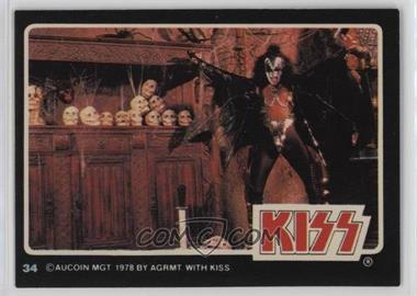1979 Donruss Rock Stars - [Base] #34 - KISS