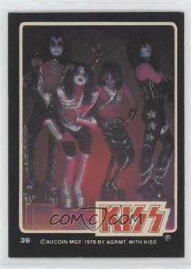 1979 Donruss Rock Stars - [Base] #39 - KISS