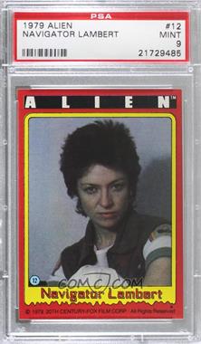1979 Topps Alien - [Base] #12 - Navigator Lambert [PSA 9 MINT]
