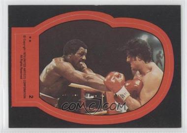 1979 Topps Rocky II - Stickers #2 - Apollo Creed, Rocky Balboa