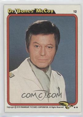 1979 Topps Star Trek: The Motion Picture - [Base] #12 - Dr. 'Bones' McCoy