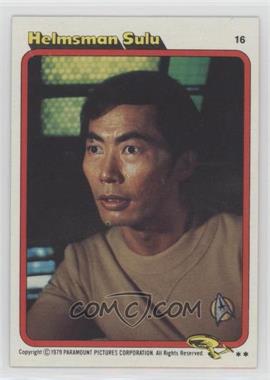 1979 Topps Star Trek: The Motion Picture - [Base] #16 - Helmsman Sulu