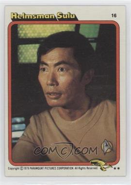 1979 Topps Star Trek: The Motion Picture - [Base] #16 - Helmsman Sulu