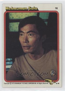 1979 Topps Star Trek: The Motion Picture - [Base] #16 - Helmsman Sulu