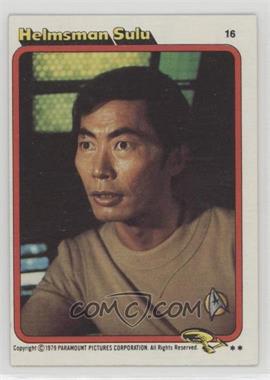 1979 Topps Star Trek: The Motion Picture - [Base] #16 - Helmsman Sulu