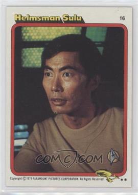 1979 Topps Star Trek: The Motion Picture - [Base] #16 - Helmsman Sulu